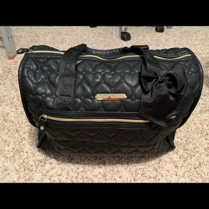 Betsey Johnson weekender duffle bag